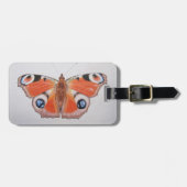 Peacock Butterfly 2012 Bagagelabel (Voorkant horizontaal)