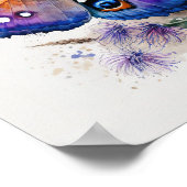 Peacock Butterfly Art Print Poster (Hoek)