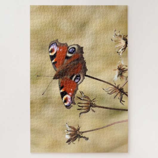Peacock Butterfly Legpuzzel (Verticaal)