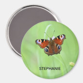 Peacock Butterfly Magneet (Voorkant / Achterkant)