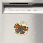 Peacock Butterfly Magneet (Insitu (Vaatwasser))