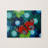 Peacock Butterfly Painting Legpuzzel (Horizontaal)