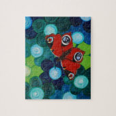 Peacock Butterfly Painting Legpuzzel (Verticaal)