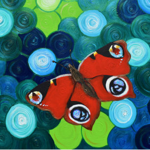 Peacock Butterfly Painting Legpuzzel