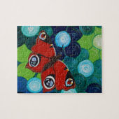 Peacock Butterfly Painting Legpuzzel (Horizontaal)