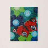 Peacock Butterfly Painting Legpuzzel (Verticaal)