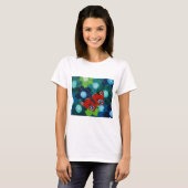Peacock Butterfly Painting T-shirt (Voorkant volledig)