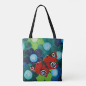 Peacock Butterfly Painting Tote Bag (Achterkant)