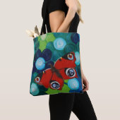 Peacock Butterfly Painting Tote Bag (Dichtbij)