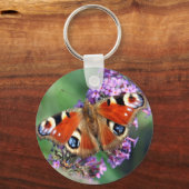 Peacock Butterfly Sleutelhanger (Voorkant)
