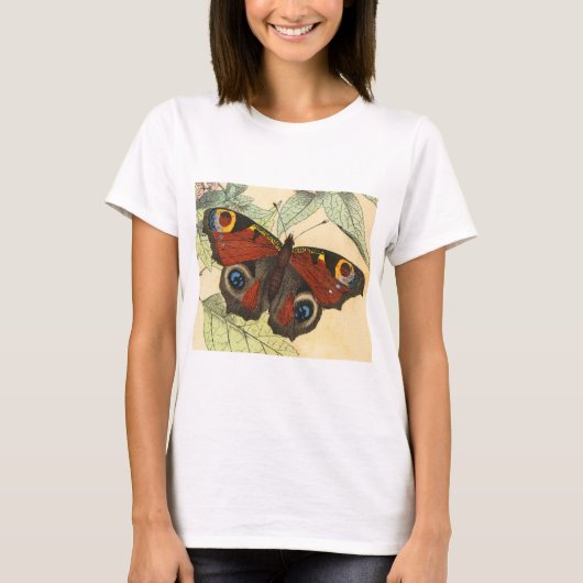 Peacock Butterfly T-shirt (Voorkant)