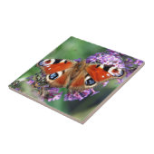Peacock Butterfly Tegeltje (Zijkant)