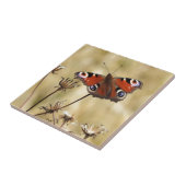 Peacock Butterfly Tegeltje (Zijkant)