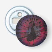 Peacock Button Flesopener (Voorkant)