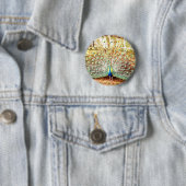 Peacock-Button Ronde Button 5,7 Cm (In situ)