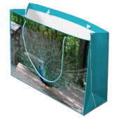 Peacock-cadeau Groot Cadeauzakje (Achterkant Gekanteld)