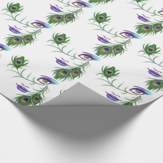 Peacock Cadeaupapier (Hoek)