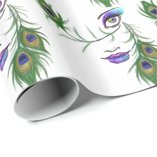 Peacock Cadeaupapier (Rol Hoek)