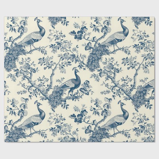 Peacock Cadeaupapier (Vlak)