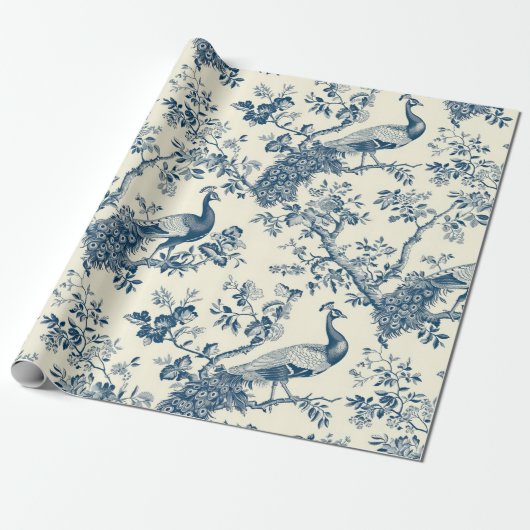 Peacock Cadeaupapier (Uitgerold)