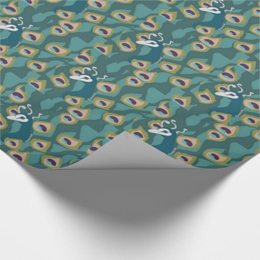 Peacock Cadeaupapier (Hoek)
