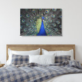 Peacock Canvas Afdruk (Insitu (Slaapkamer))