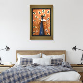 Peacock Canvas Afdruk (Insitu (Slaapkamer))