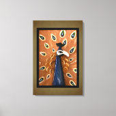 Peacock Canvas Afdruk (Voorkant)