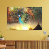 Peacock Canvas Afdruk (Insitu (Woonkamer))