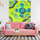 Peacock Canvas Afdruk (Insitu (Woonkamer))