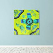 Peacock Canvas Afdruk (Insitu (Houten vloer))