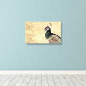 Peacock Canvas Afdruk (Insitu (Houten vloer))