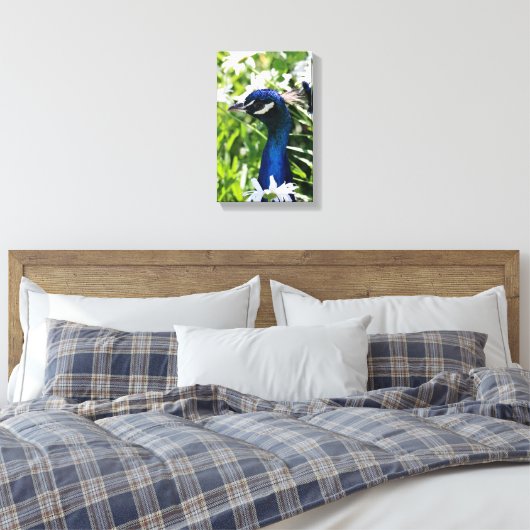 Peacock Canvas Afdruk (Insitu (Slaapkamer))