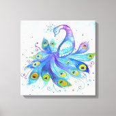 Peacock Canvas Afdruk (Voorkant)