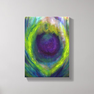 Peacock Canvas Afdrukken
