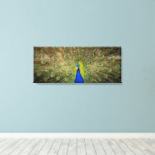 Peacock Canvas Print (Insitu (Houten vloer))