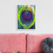 Peacock Canvas Print (Insitu (Woonkamer))