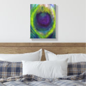 Peacock Canvas Print (Insitu (Slaapkamer))