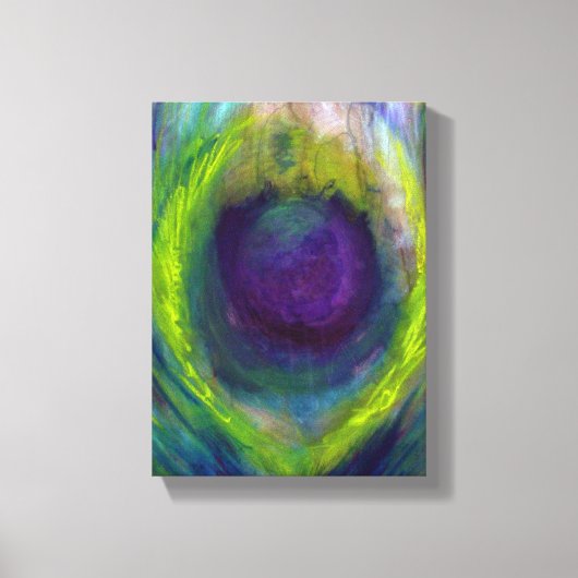 Peacock Canvas Print (Voorkant)