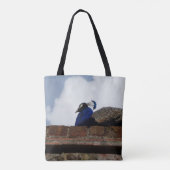 Peacock-Canvas tas (Achterkant)