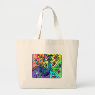 Peacock-Canvas tas