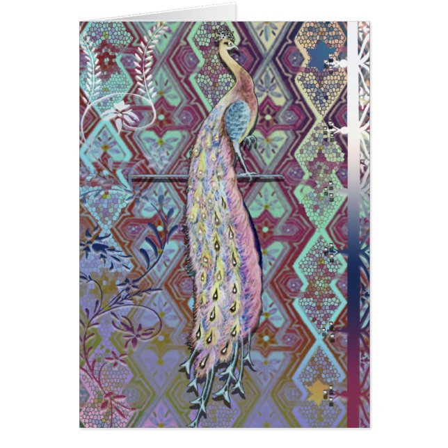 Peacock Card 2 (Voorkant)