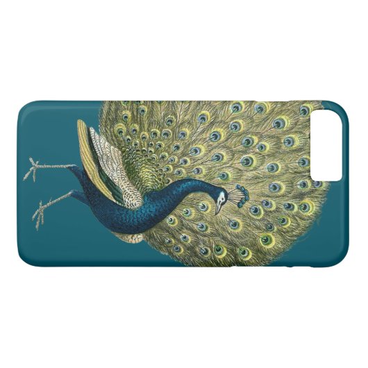  Peacock Case-Mate iPhone Case (Achterkant (Horizontaal))