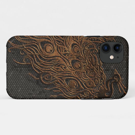 Peacock Case-Mate iPhone Case (Achterkant (horizontaal))