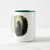 Peacock Cat Tweekleurige Koffiemok (Voorkant links)