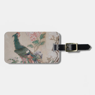  Peacock Chinees behang Bagagelabel