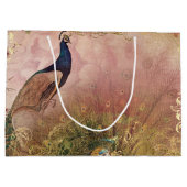 Peacock Chinoiserie Pioen Bloemen Baby Meisje Douc Groot Cadeauzakje (Achterkant)