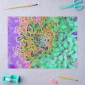 Peacock Chrysanthemum Tissuepapier (Craft)