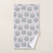 Peacock-cirkels Bad Handdoek (Handdoek)