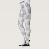 Peacock-cirkels Leggings (Links)